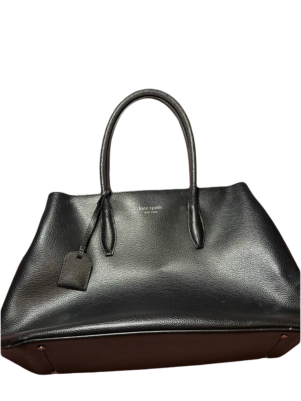 kate spade Black Pebbled Leather Tote